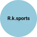 Business logo of R.k.Sports