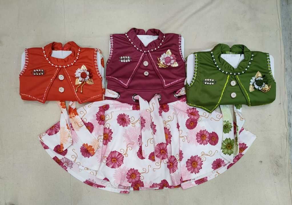 Kids fashionable frocks uploaded by Navarang clothes store on 3/19/2021
