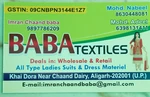 Business logo of BABA textile