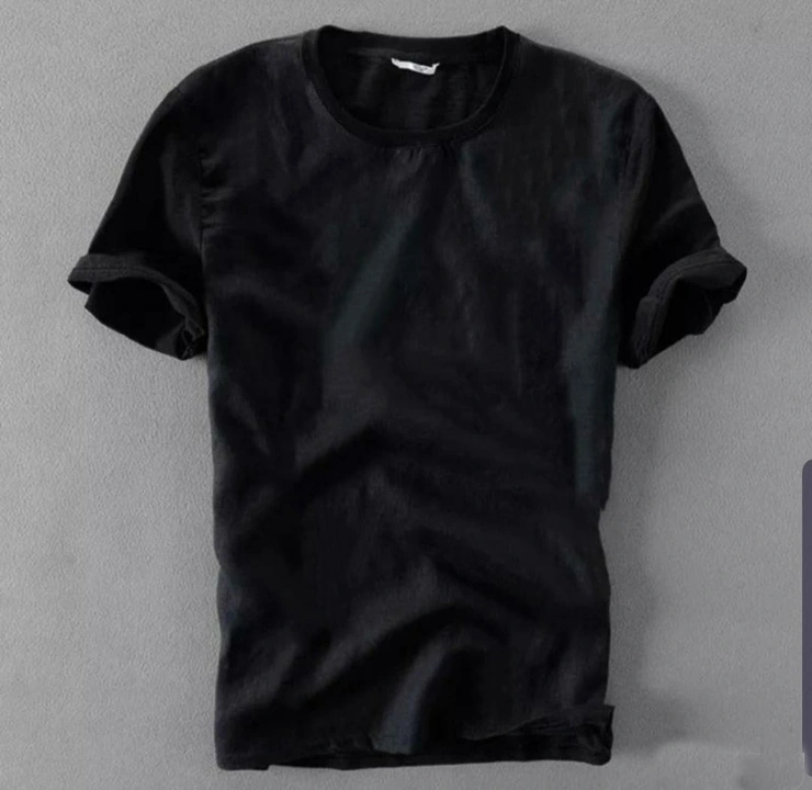 Black Lycra Solid tshirt for men  uploaded by Aryson India on 8/17/2023