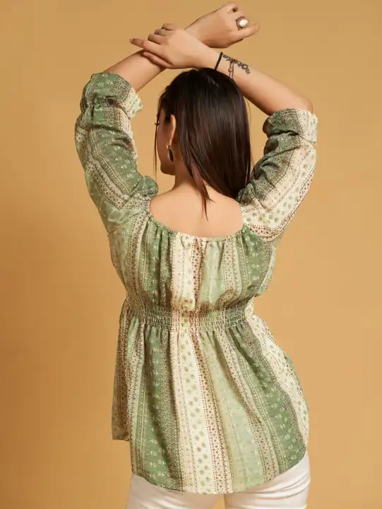 STREACHBLE OFF SHOULDER TOP uploaded by Agrahari Brother's Tex Co  on 8/17/2023