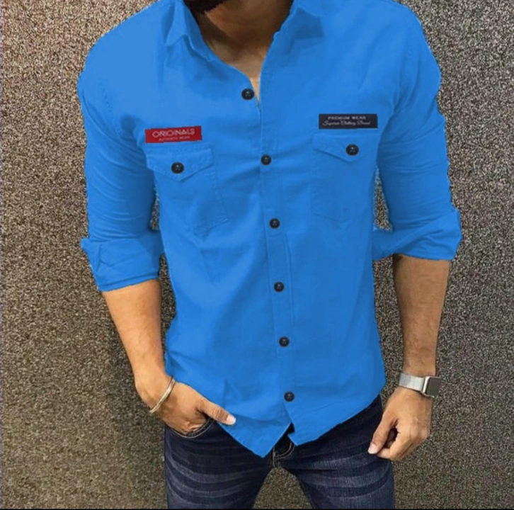 Sky Matty Solid tshirt for men  uploaded by Aryson India on 8/17/2023