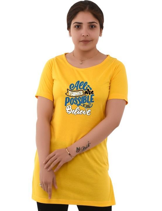 Long top Tshirt for women  uploaded by business on 3/19/2021