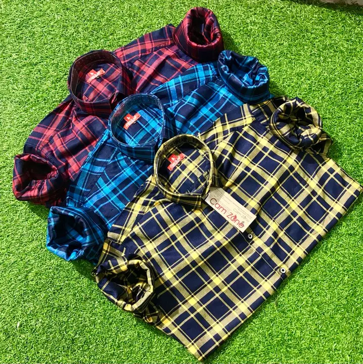 Stylish Check Shirts In Wholesale  uploaded by BRANDO FASHION on 8/17/2023