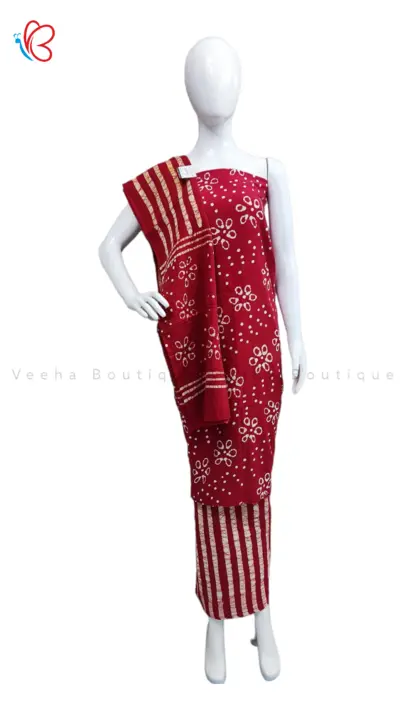 Post image Pure Cotton Batik Handblock 3 Piece Dress Material

Fabric Details -
👗Top - Cotton handblock Batik (2.40 mtr)

👖Bottom - Cotton (2 .40mtr)

🧣Dupatta - Cotton With Print Border (2.25 mtr)

Multiple stock🎁

✈ Ready To Ship⛵

▶️ Book Your Orders Now

Premium Quality Guaranteed ✌️😍

For Daily Updates Join Group:
https://chat.whatsapp.com/BTEQT44G35mGWr3S7Rdd48

#batikdress #veehaboutique #cottondressmaterials  #cottondress #cottonhandblockprint #kutchibatik #cottonsuitsmaterial