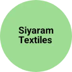Business logo of SIYARAM TEXTILES