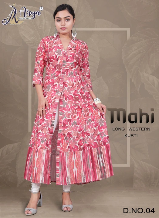 Post image Mahi long Western kurti 
Fabric - Poly Rayon
COD available
Price - 1035