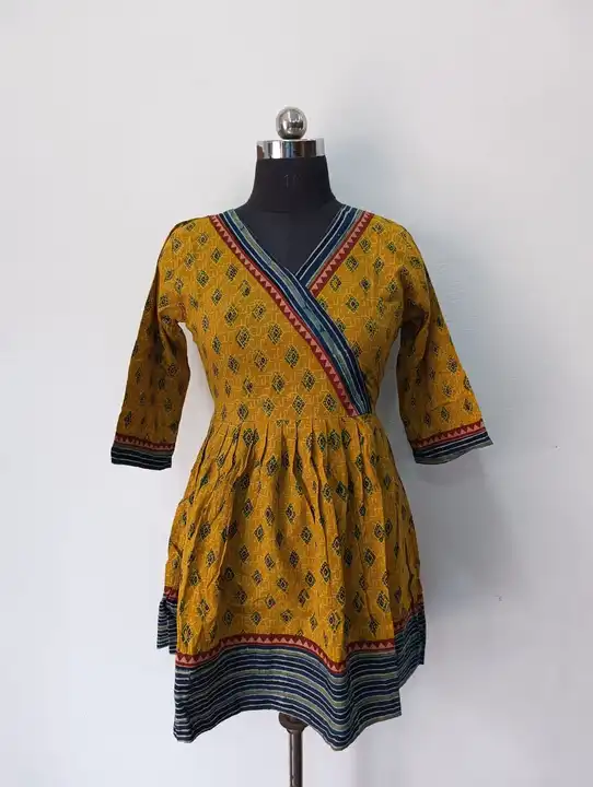 Ajrakh Angrakha Style Top uploaded by business on 8/18/2023