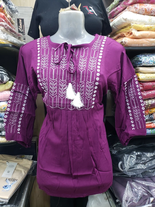 Post image So nice collection 
Cotton silk crep reyon 
Size L,XL,XXL
For more details. Whts app 8437340460