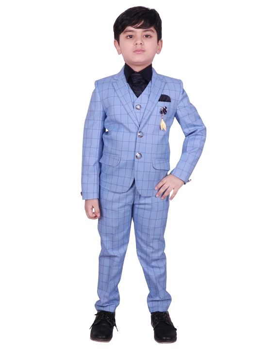 Boys suit sets 5 piece tp1047 size 2-16  uploaded by business on 8/18/2023