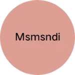 Business logo of Msmsndi