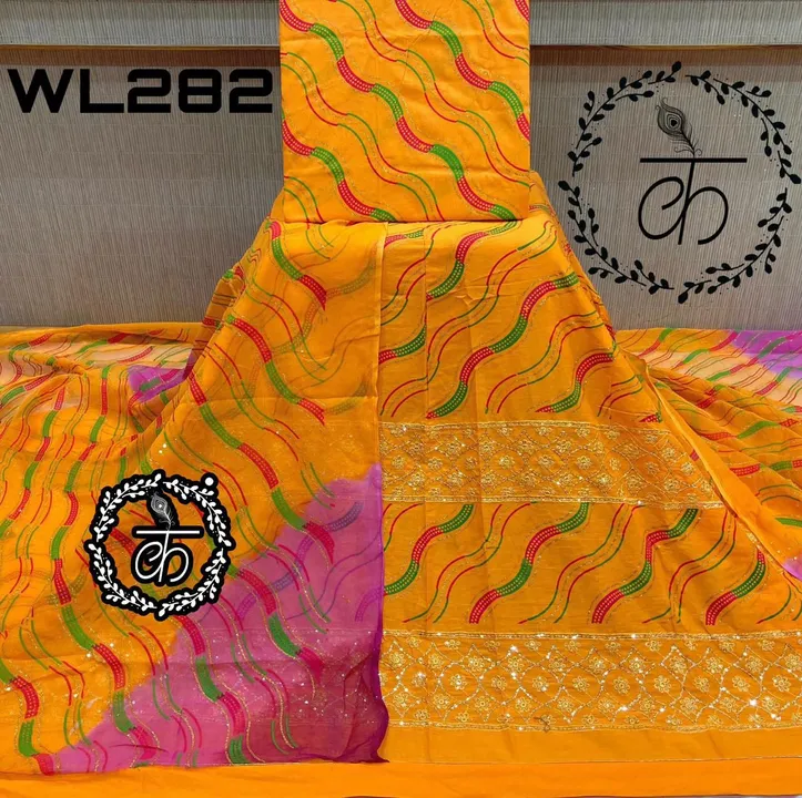 *🌟Botique LEHARIYA suit🌟*

*PREMIUM Quality Cmeric Cotton Fabric with Lehariya Print Pattern *

 uploaded by Phenavarajputiphoshak on 8/18/2023