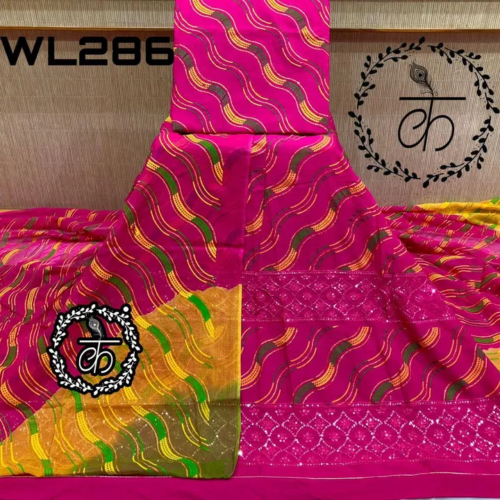 *🌟Botique LEHARIYA suit🌟*

*PREMIUM Quality Cmeric Cotton Fabric with Lehariya Print Pattern *

 uploaded by business on 8/18/2023