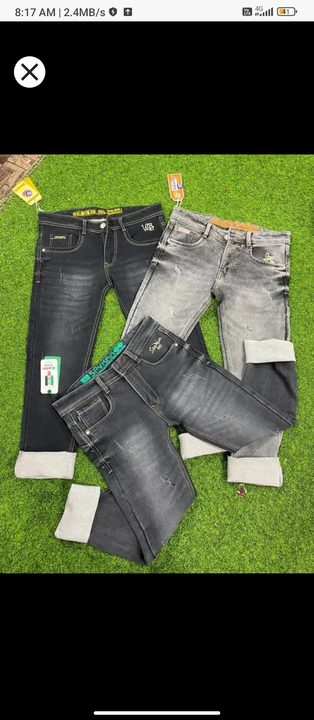 Cotton by cotton power lykra jeans  uploaded by Baba readymade  on 8/18/2023