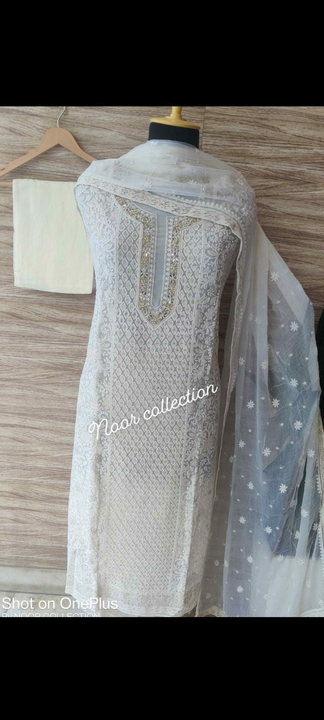 Noor collection

Top very beautiful Lucknowi embroided Georgette highlighted with beautiful pearl an uploaded by Noor collection on 8/18/2023