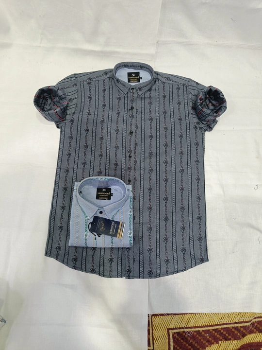 Cotton embroidery shirt uploaded by MUMBAI SHIRTS  on 8/18/2023