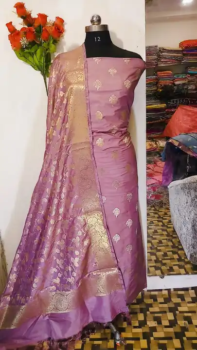 Banarasi Katan Silk Suits uploaded by REGALIA WEAVERS ENTERPRISES on 8/18/2023
