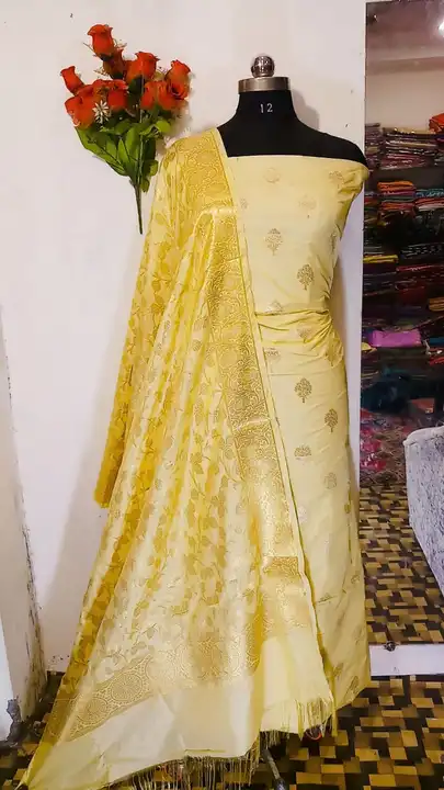 Banarasi Katan Silk Suits uploaded by REGALIA WEAVERS ENTERPRISES on 8/18/2023