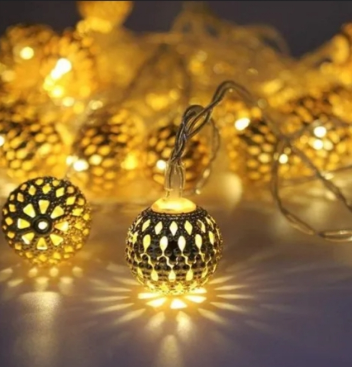 Metal ball string light  uploaded by R.K Electric on 8/18/2023