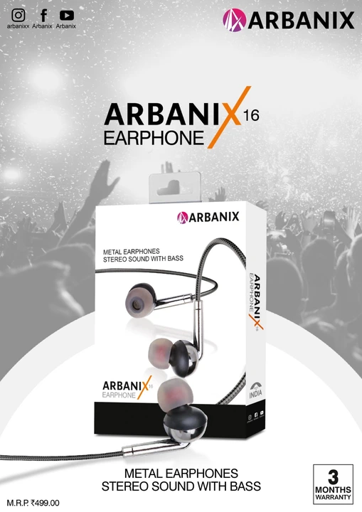 ARBANIX 16 EARPHONE  uploaded by business on 8/18/2023