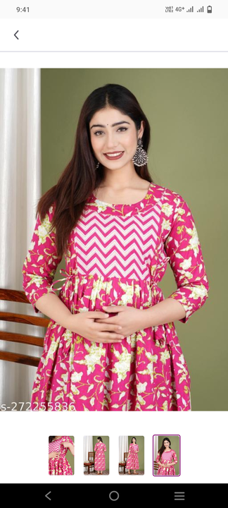 Rayon Floral Maternity Feeding Kurti  uploaded by business on 8/18/2023