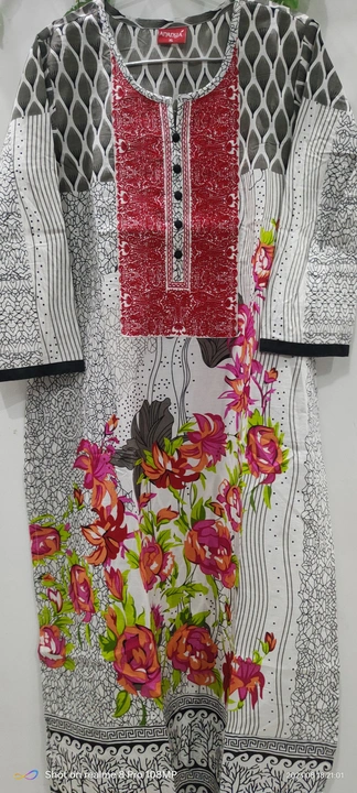 Cambric cotton kurti  uploaded by Sufiya collection on 8/18/2023