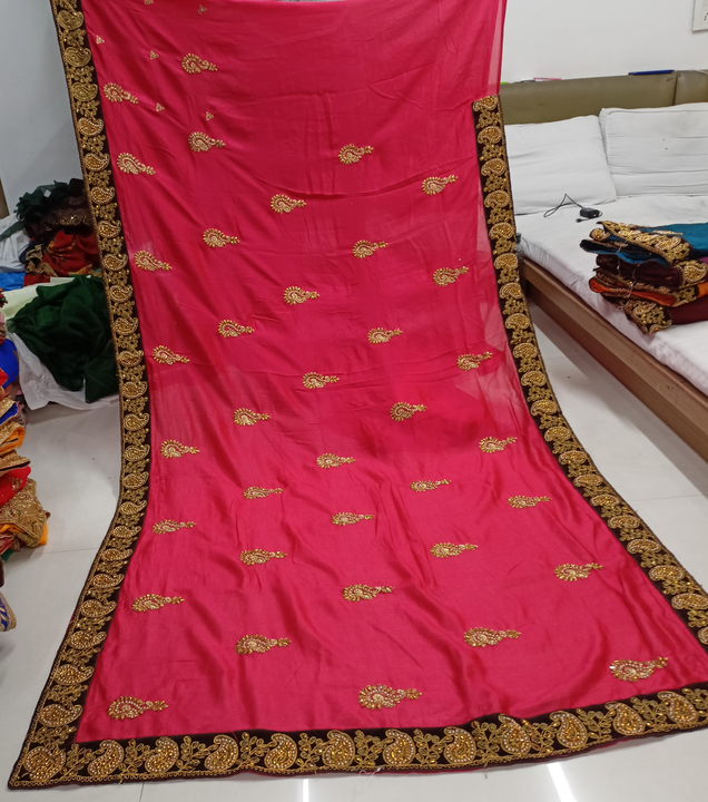 Vichitra heavy quality saree uploaded by Amit textiles on 8/18/2023