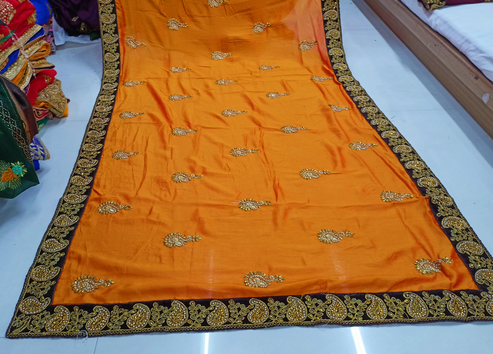 Vichitra heavy quality saree uploaded by Amit textiles on 8/18/2023