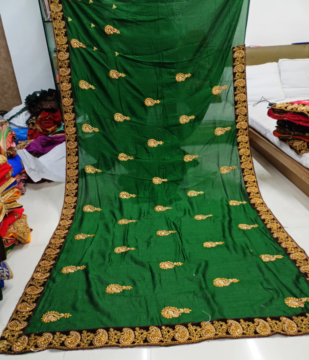 Vichitra heavy quality saree uploaded by business on 8/18/2023
