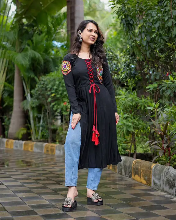 Navratri special dezain kurti uploaded by business on 8/18/2023