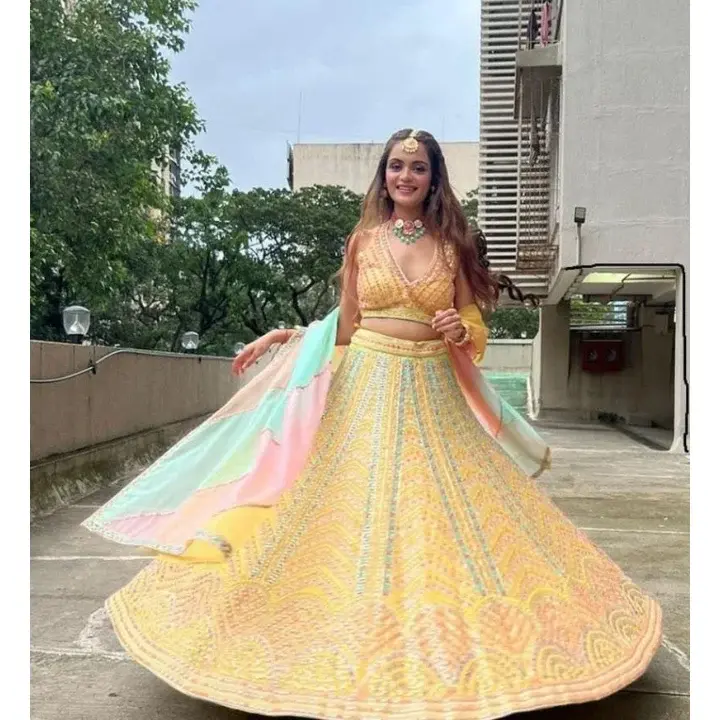Party wear lehenga  uploaded by business on 8/18/2023