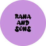 Business logo of Rana and sons shoes