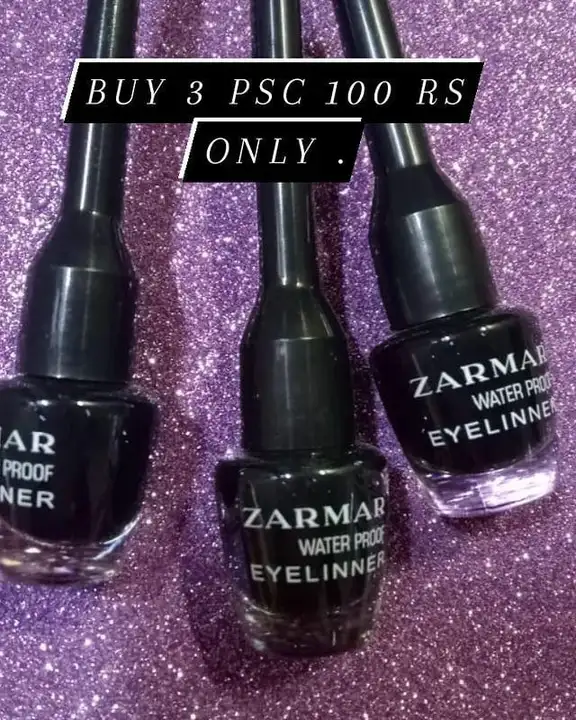 Long lasting eyeliner 100 rs for 3 psc . uploaded by Aruhan products on 8/18/2023