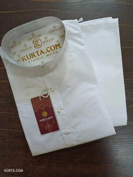 White kurta pajama uploaded by business on 8/19/2023