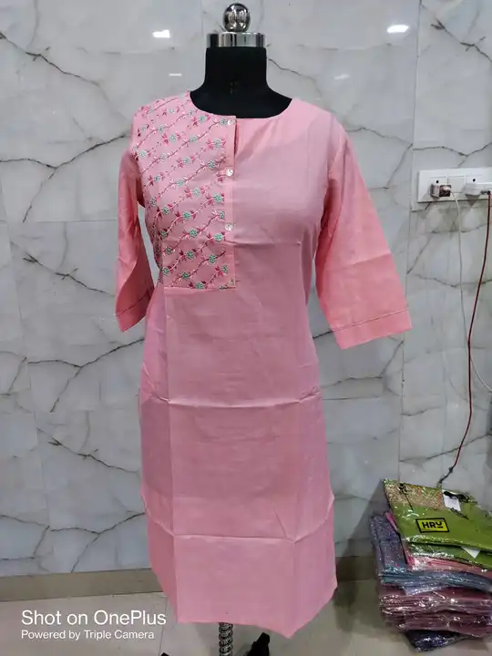Embroidery cotton kurti  uploaded by SHV Sh handloom on 8/19/2023