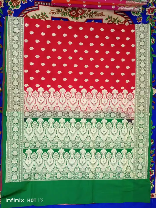 Banarsi katan sarees uploaded by business on 8/19/2023