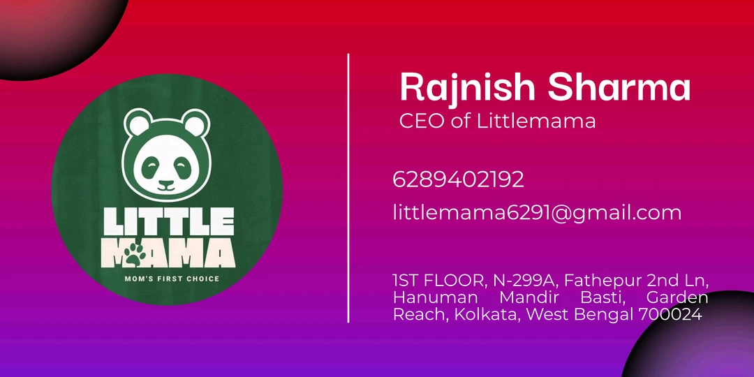 Visiting card store images of LITTLEMAMA 