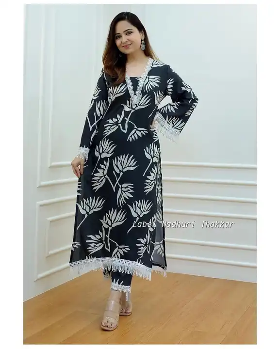 Kurti with pant  uploaded by Namokar collection on 8/19/2023