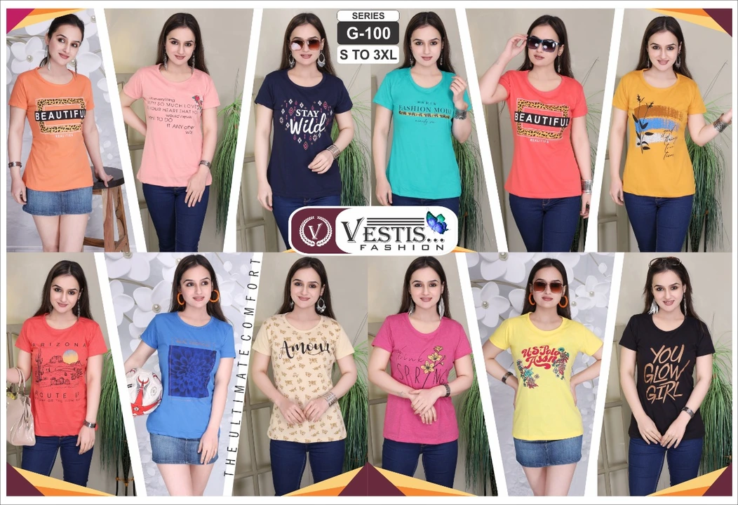 Post image Hey! Checkout my new product called
Women Cotton T-shirt.