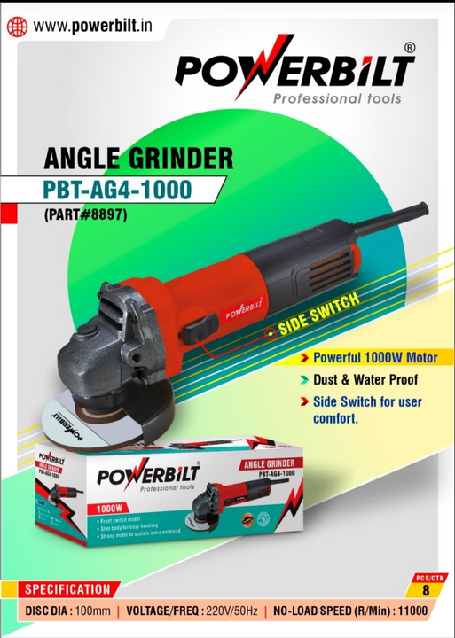 Angle grinder  uploaded by IDEAL POWER TOOLS ( KARAD ) MAHARASHTRA 415110 on 8/19/2023