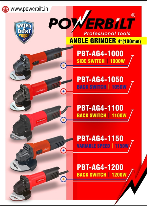 Angle grinder uploaded by IDEAL POWER TOOLS ( KARAD ) MAHARASHTRA 415110 on 8/19/2023