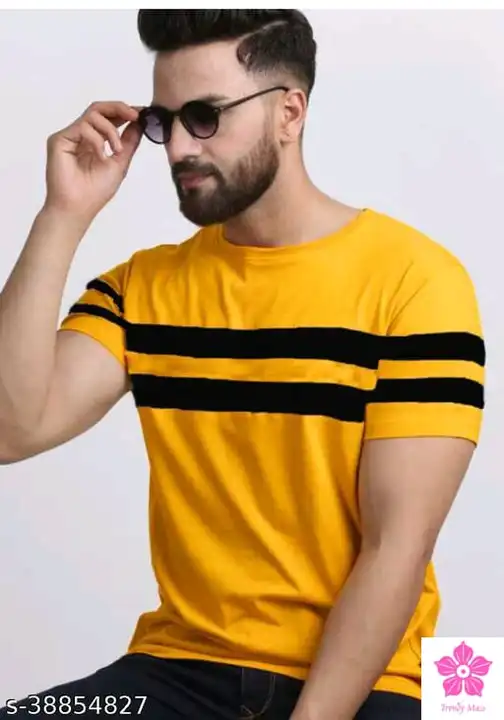 Cotton Round neck Stripped T shirts  uploaded by Smilecare Enterprises on 8/19/2023