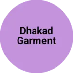 Business logo of Dhakad garment