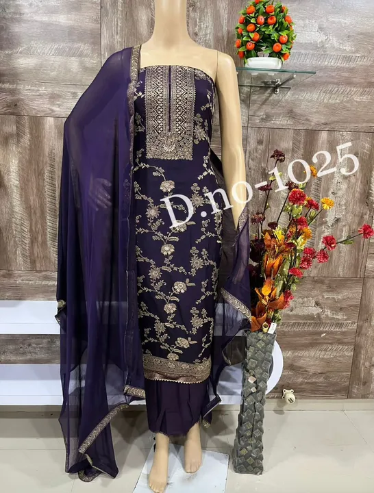 3 piece Banarasi Suit  uploaded by Zuberiya Global on 8/19/2023