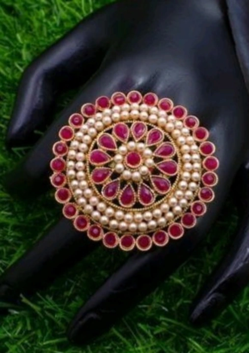 Beautiful Stone & Beads Ring  uploaded by business on 8/19/2023