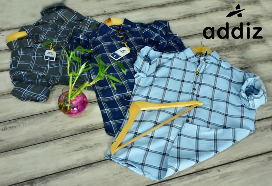 Addiz checked shirt for men uploaded by Vs textiless on 8/19/2023