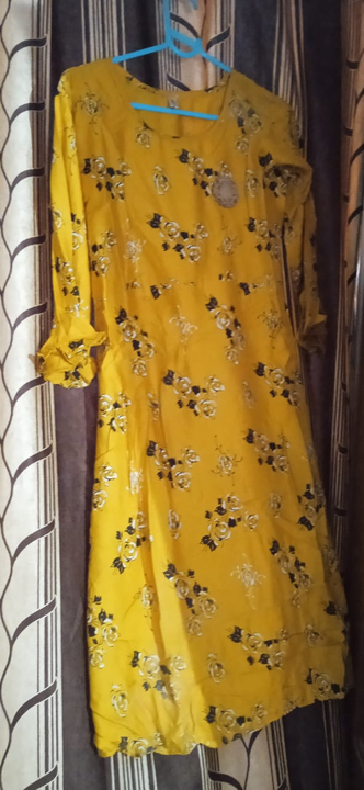 Plain & s flower print kurti & rain coat  uploaded by business on 8/19/2023