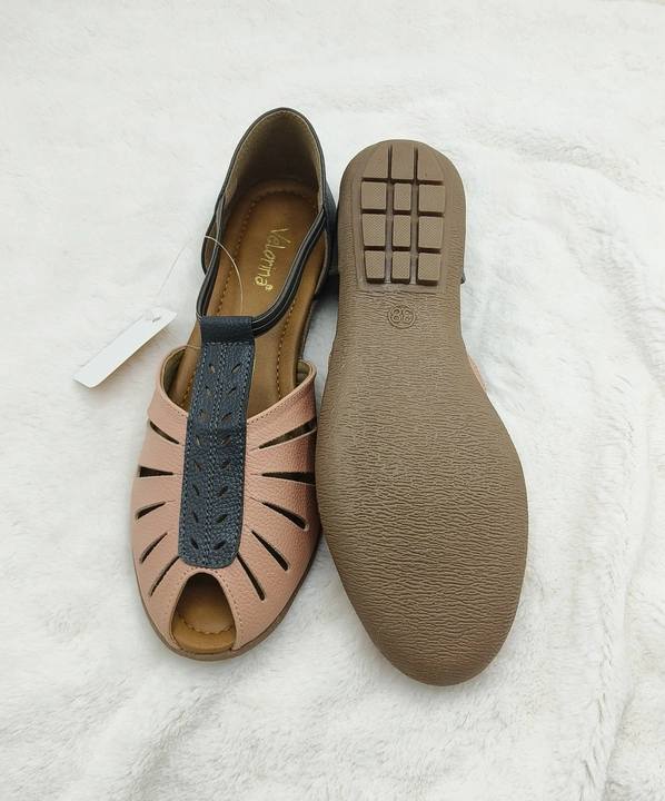 Velorina women lather synthetic flat sandals  uploaded by Zara Enterprises on 8/19/2023