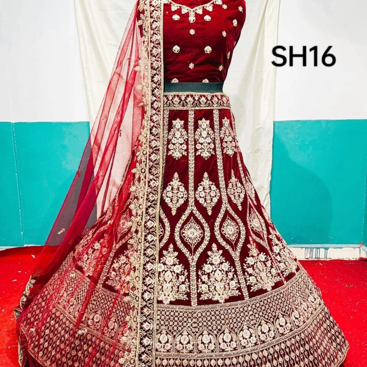 Heavy zarkan work bridal lehenga  uploaded by JS Fashion Mart  on 8/19/2023