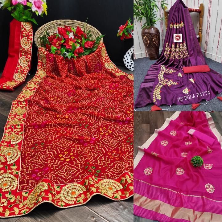 BRAND STOCK CLEARANCE SALE*

*Triple Combo offer*

Only 1550 for 3 saree price 

*No choosing book uploaded by business on 3/19/2021